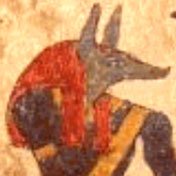Anubis, the Egyptian funeral god